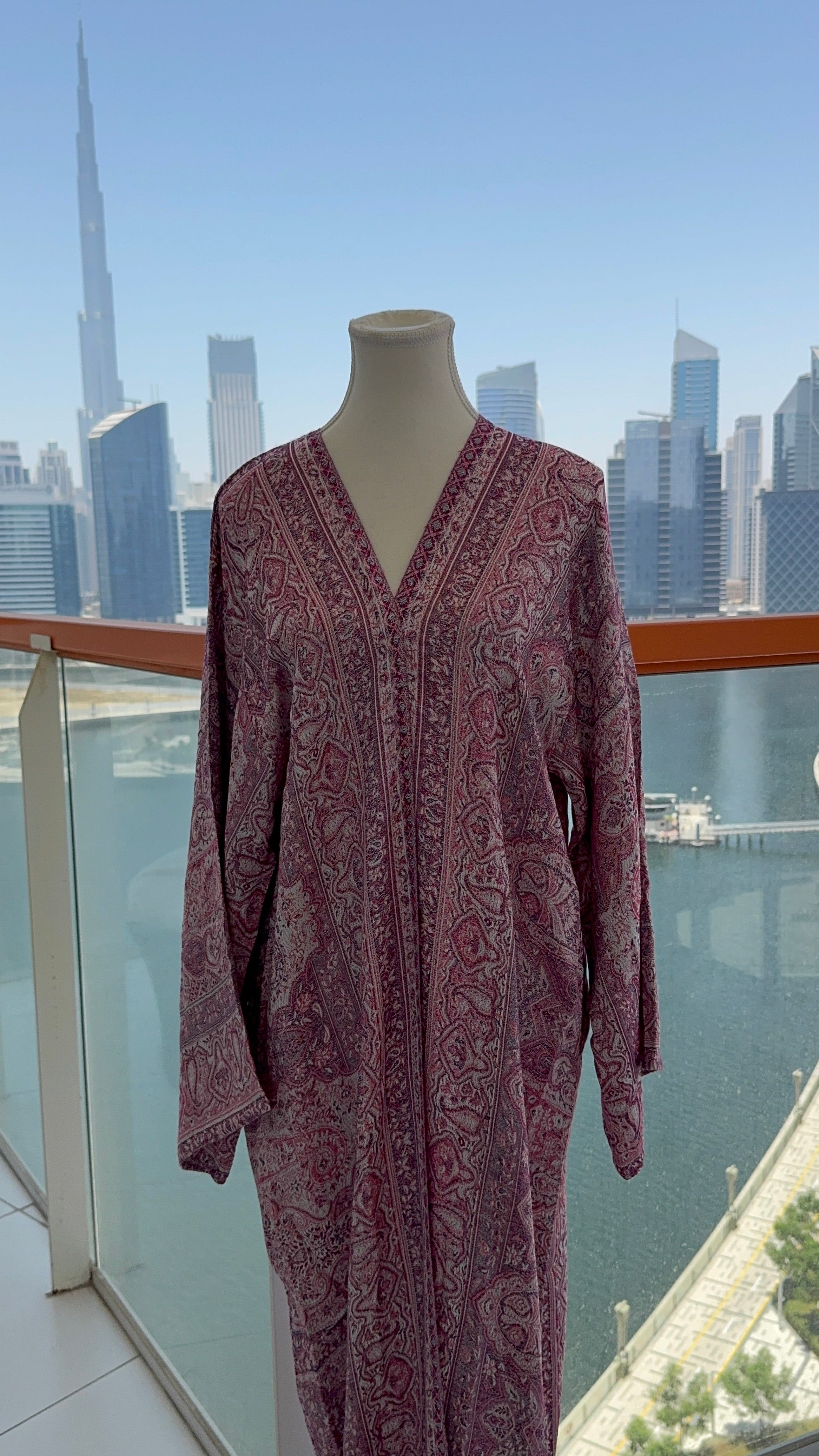 Pashmina Full Length 5 (Dark Pink)